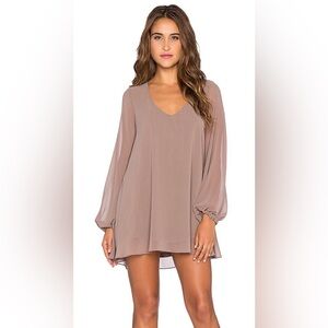 Show Me Your MuMu Taupe Tunic Top